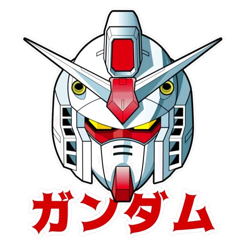 Vision Signs Gundam RX-78 Sticker Bumper Sticker Vinyl Decal 5
