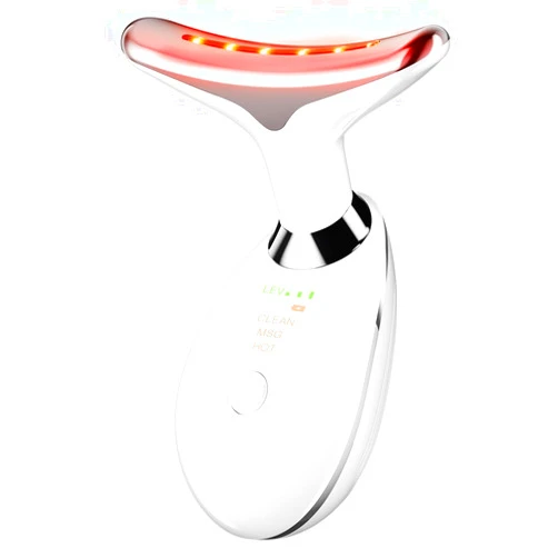 YUNRUO Neck Face Massager Face Sculpting Tool 3 Colour Modes and Vibration for Facial Massager for Double Chin
