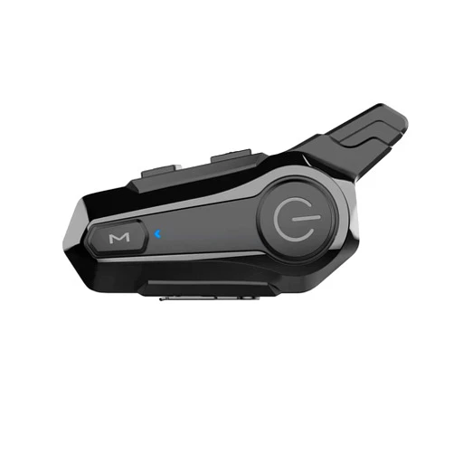 Wipeeyes Motorcycle Headset E1 Helmet Intercom Headset with CVC Noise Cancellation Stereo Music IPX6 Waterproof for Full face Helmet