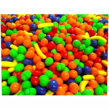 Emporium Candy Runts -2 lb of Delicious Fresh Bulk Banana Green Apple Orange Grape Strawberry Hard Candy