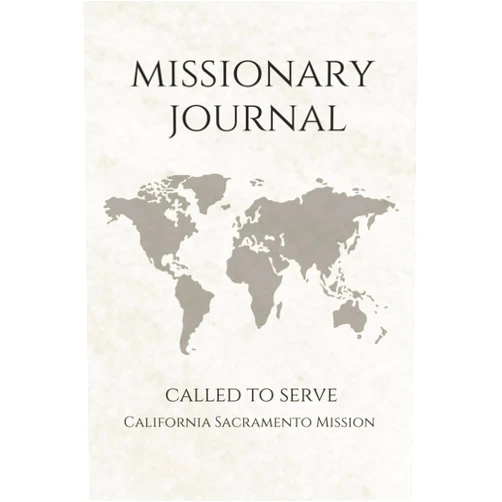 Big-Time Books,Dr. Dave Schramm LDS Missionary Journal for Elders and Sisters: California Sacramento Mission | Gift for Mormon Missionaries | Farewell Present | 6