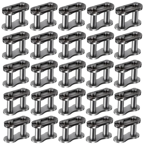 PAGOW 30pcs 25 Chain Master Link Roller, Master Connector Link for Baja Doodle Bug Motovox Mini Bike Harbor Freight Predator 212cc Go Kart Cart (#25 30PCS)