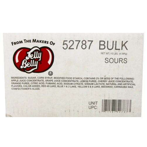 Jelly Belly Sour Jelly Beans, 5 Flavor Mix, 10-Pound Box