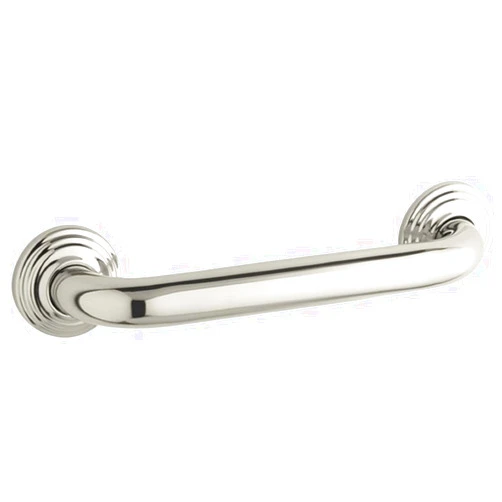 KOHLER K-10540-SN Traditional 12-Inch Grab Bar, Vibrant Polished Nickel
