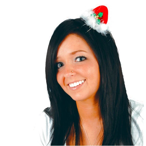 Morris Costumes Santa Hat Hair Clip