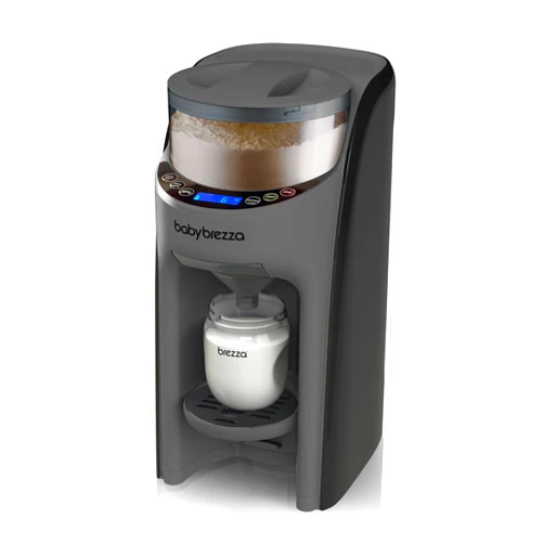 Baby Brezza New and Improved Formula Pro Advanced Formula Dispenser Machine - Automatically Mix a Warm Formula Bottle Instantly - Easily Make Bottle with Automatic Powder Blending, Charcoal