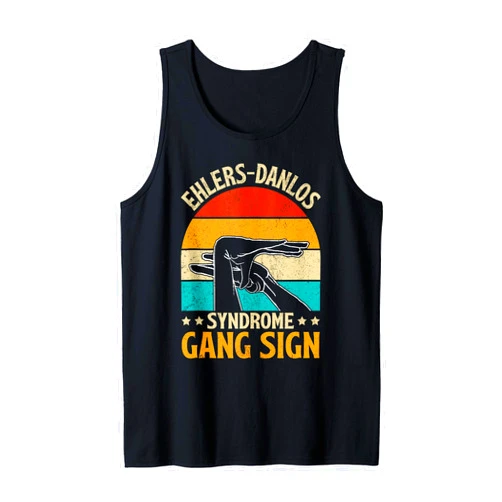 Ehlers-Danlos Syndrome EDS Tee Ehlers-Danlos Syndrome Gang Sign EDS Awareness Warrior Tank Top