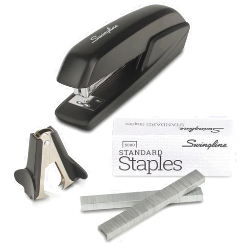 Swingline Stapler Value Pack, 20 Sheet Capacity, Jam Free, includes Standard Stapler, 5000 Staples and Staple Remover, Black (54551)