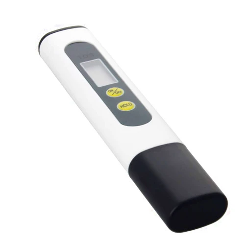 Othmro TDS & EC Tester TDS-M2 Handheld Tester 1-9990PPM 1 Resolution Plastic+Titanium Alloy 138×23×13mm (L×W×H) Black+ White+ Yellow 1PCS
