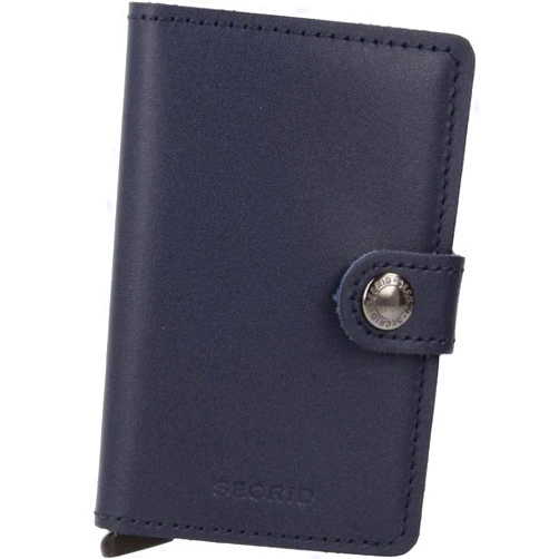 Secrid - Miniwallet, Travel Accessory- Envelope Type Card Holder, Navy, One Size, Modern