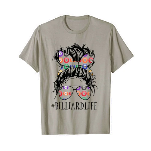 Funny Billiard Pool League Shirts Funny Billiard Life for Pool Players League Womens T-Shirt