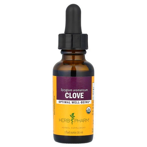 Herb Pharm Certified Organic Clove Liquid Extract - 1 Ounce