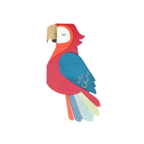Meri Meri Parrot Napkins (Pack of 16)
