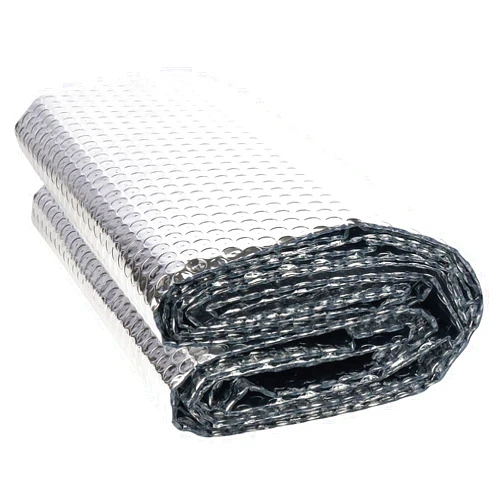 DGSL Double Reflective Bubble Foil Insulation Foam, 59 in X 8.2 FT Aluminum Foil Thermal Insulation Radiant Barrier for Window, Garage Door, RV, Roof