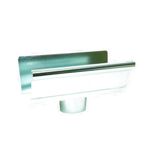 AMERIMAX HOME PRODUCTS 29010 5-Inch Mill Finish Steel End with Drop