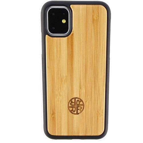 Reveal Wood and Bamboo Laser Engraved Case Compatible with iPhone 12/12 Mini/12 Pro/12 Pro Max - Natural Eco Friendly Designs Shop (Bamboo, 12 Pro Max)