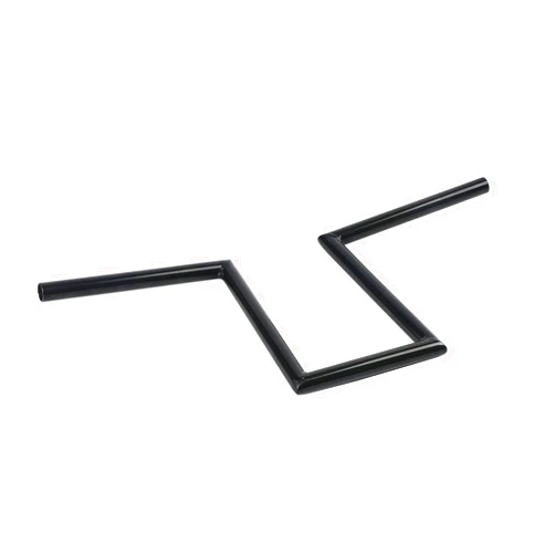 CELOMT 10'' Rise 7/8'' 22mm Motorcycle Handlebar Z bar Drag Bar Fit Universal Gloss Black
