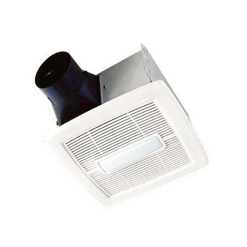 Broan-NuTone AEN110L AEN Invent ENERGY STAR Certified Single-Speed Ventilation Fan with LED Light, 110 CFM 1.0 Sones, White