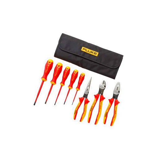 Fluke Insulated 5 Screwdriver + 3 Plier Tools Starter Kit, 1000V (IKST7)