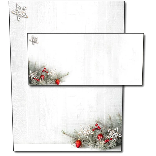 Desktop Publishing Supplies Woodsy Pine Letterhead & Envelopes - 40 Sets