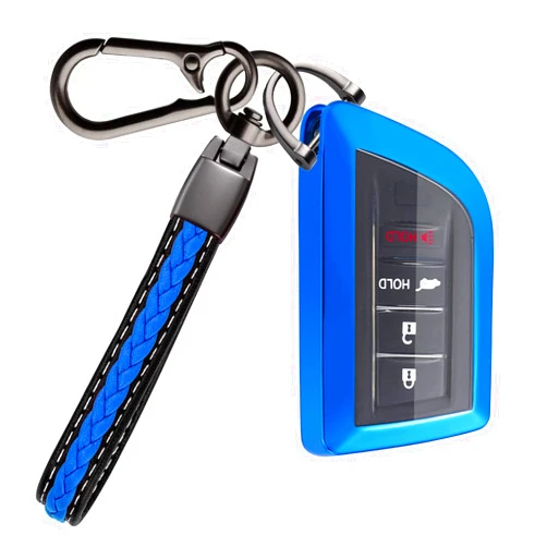 Atecek Soft TPU Car Key Fob Cover for Acura Compatible with 2022 2023 Acura RDX MDX Remote Smart Fob Case Accessories
