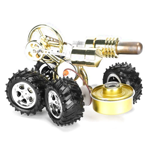 Biitfuu Physics Stirling Engine Science Kits Educational Toy Miniature Car Motor Model Experiment Toy Gifts