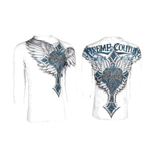 Xtreme Couture by Affliction Men's Long Sleeve T-Shirt Last Blow