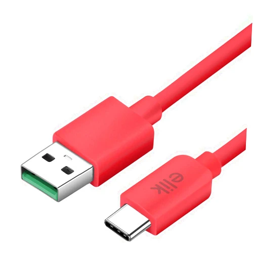 ELIK USB Type C Cable 3A Fast Charging USB-C to USB-A 2.0 Male Cable 3.6ft (1 Meter) White Compatible with Google Pixel, Samsung Galaxy S10/S9/S9+/S8/S8+/Note 8, New Mac (USB c Cable 3.3 feet red)