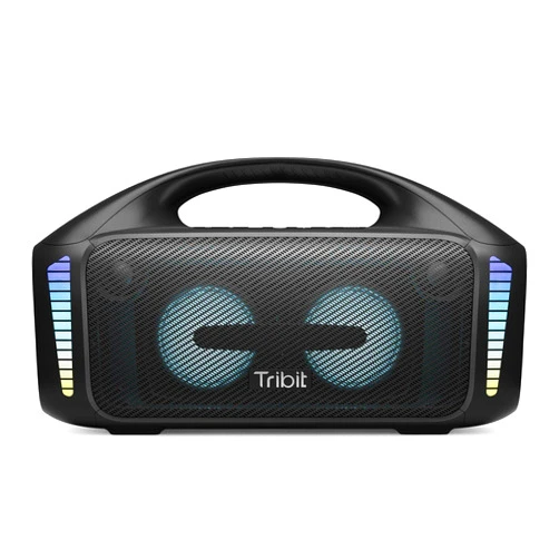 Tribit StormBox Blast Portable Speaker: 90W Loud Stereo Sound with XBass, IPX7 Waterproof Bluetooth Speaker with LED Light, PowerBank, Bluetooth 5.3&TWS, Custom EQ, 30H Playtime for Outdoor