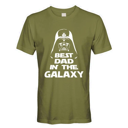 Cybertela Men's Best Dad in The Galaxy Father's Day T-Shirt