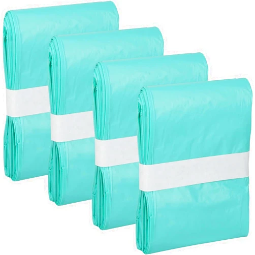 GEOUXZA 4 Pack Diaper Disposal Liner Refills for Tommee Tippee Sangenic Tec Adult, Large Capacity Diaper Pail Refill Bags, Strong and Odor Control for Home & Care Facilities