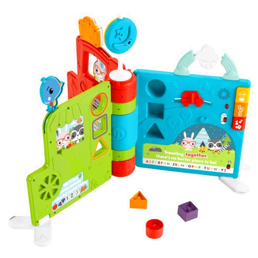 Fisher-Price Sit-to-Stand Giant Activity Book, electronic learning toy and activity center for infants and toddlers ages 6 months to 3 years