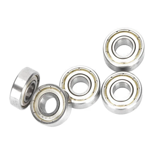 BORDSTRACT 10Pcs 698ZZ Ball Bearing, 8x19x6mm Bearing Steel Double Shielded Deep Groove Ball Bearings