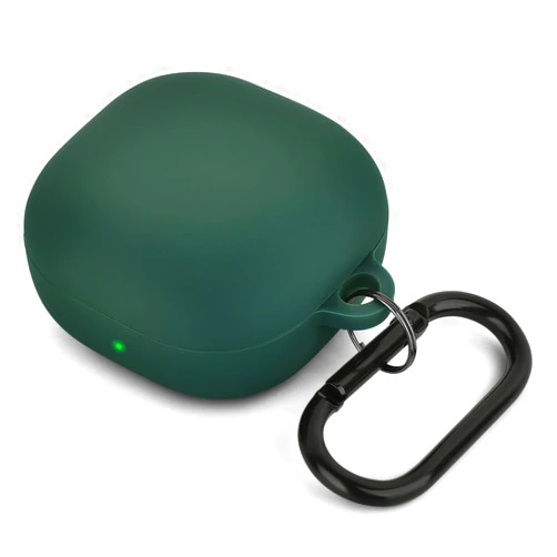 AIRSPO Silicone Case Compatible with Samsung Galaxy Buds 2 Pro/Galaxy Buds 2/ Galaxy Buds Pro/Galaxy Buds Live Case (Midnight Green)