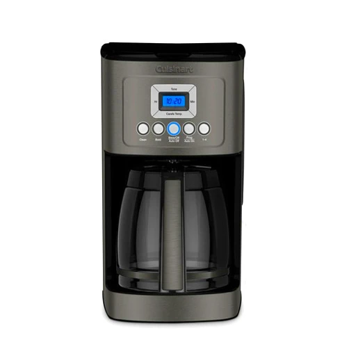Cuisinart DCC-3200 Perfectemp Coffee Maker, 14 Cup Glass Carafe Black Stainless Steel (Renewed)