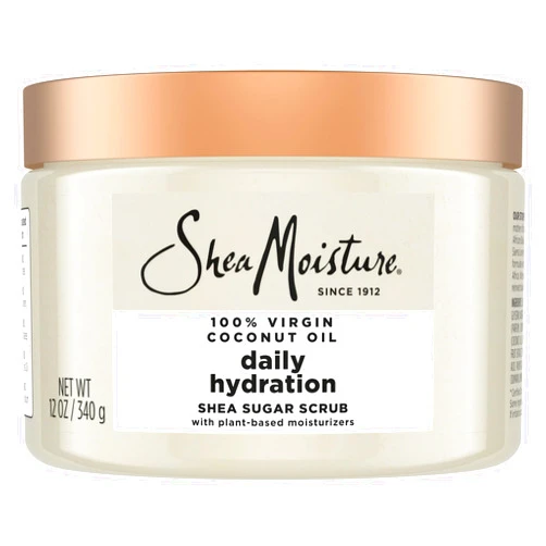 SheaMoisture Shea Sugar Body Scrub For Nourish And Replenish Skin Virgin Coconut Oil Daily Hydrating Body Scrub With 24h Shea Moisture Nutrients 12 oz