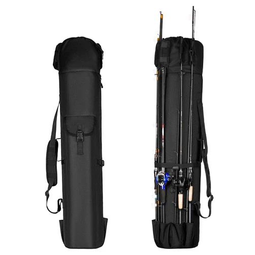Wowelife Fishing Rod Carrier Fishing Pole Bag Reel Organizer Case Storage Bag for Fishing Gear and Equipment and Traveling, A Fishing Gifts for Men, Family Father, Daughter and Friends