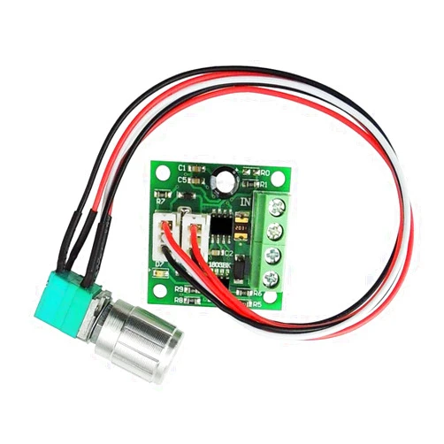 Greartisan 1.8V-15V 2A DC Motor Speed Controller PWM Variable Speed Regulator Governor Switch 1803BKW with Speed Control Knob