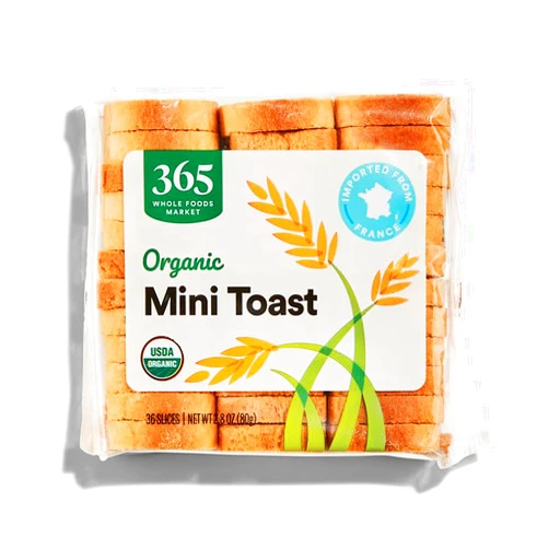 365 by Whole Foods Market, Organic Mini Toast, 2.8 Ounce