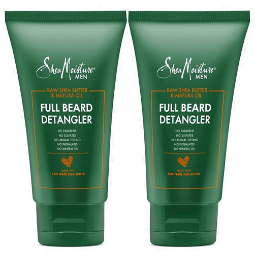Shea Moisture SheaMoisture Men Full Beard Detangler and Conditioner with Maracuja Oil & Shea Butter - Rich Moisturizing Cream to Soften and Detangle, Pack of 2-4 Oz Ea