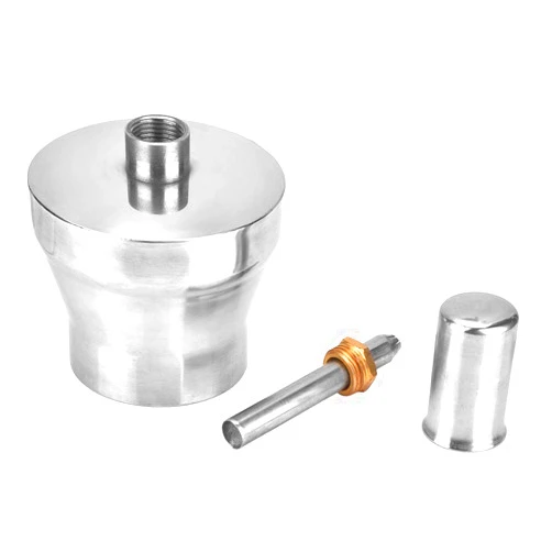 Flbirret 450ml Stainless Steel Thickened Alcohol Burner with Screw and Wick Ideal for Chemistry, Dental Lab, and Laboratory Use Reliable Alcohol Lamp