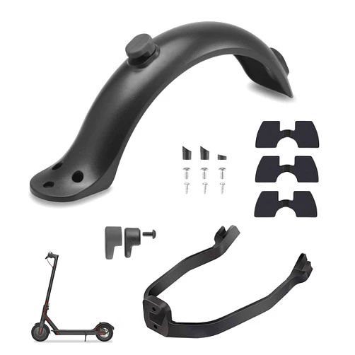 Yungeln Rear Mudguard Scooter Fender Bracket Scooter Replacement Accessory Support Mudguard Bracket Fender Compatible for Xiaomi M365/Pro 1S Scooter Black