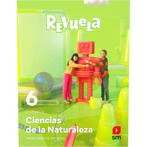 Spanish Edition by Sara Martín (Author), Julián Campa Martín (Author), José González López de Guereñu (Author), Equipo editorial SM, (Author), Aarón Illa Gómez (Illustrator), Alejandro de Orbe Ferreiro (Illustrator), Ángel Ovejero Sánchez (Illustrator), Ariel Alejandro Gómez (Illustrator), Eduardo Rubio Rincón (Illustrator), Félix Moreno Arrastio (Illustrator), Fran Collado (Illustrator), Galofré, (Illustrator), Gema García Ingelmo (Illustrator), Germán Tejerina Martínez (Illustrator), Jesús Aguado (Illustrator), Luis Doyague (Illustrator), Ricard Zaplana Ruiz (Illustrator), Roberto Zurdo (Illustrator), Suri, (Illustrator), Victor Fuertes Melón (Illustrator) & 17 more Ciencias de la Naturaleza. 6 Primaria. Revuela. Asturias