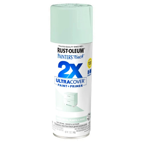 Rust-Oleum 393571 Painter's Touch 2X Ultra Cover Spray Paint, 12 oz, Satin Renew