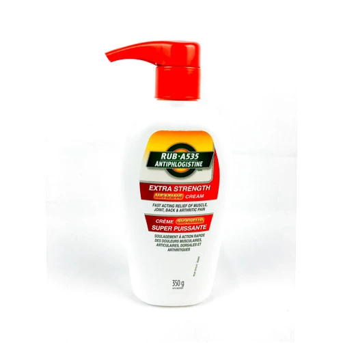 LERAMED RUB-A535 EXTRA STRENGTH CREAM For Relief of Arthritis, Rheumatic Pain, Muscle Pain, Joint & Back Pain 350 g
