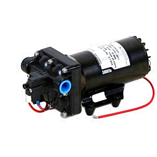 Shurflo 5059-1310-D011 5.3 GPM Automatic Demand 12VDC Diaphragm Pump with 60 PSI Built-In Pressure Switch, Viton valves, Self-Priming & 1/2