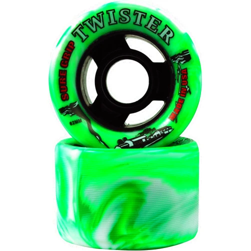 Sure-Grip Twister Wheels - green/white