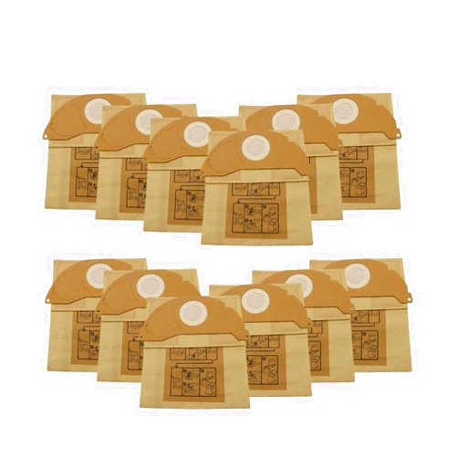 TIMCCO Robot Vacuum.parts.Accessories. 12pcs Vacuum Ceaner Dust Parper Bags Replacement Compatible For Karcher A2000 2003 2004 2014 2024 2054 2064 2074 S2500 WD2200 2210 2240 .Accessories.Parts.Kit