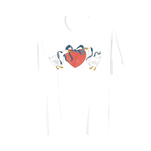Puddin Threads Silly Goose, Cottagecore Retro Aesthetic, Y2K 90s Fashion T-Shirt