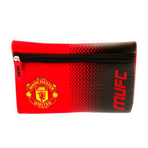 Manchester United F.C. Fade Design Flat Pencil Case